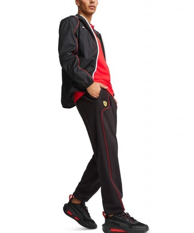 Men's Ferrari Race Contrast Piped Sweatpants Red $34.00 Pants