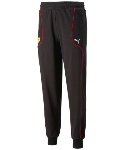 Men's Ferrari Race Contrast Piped Sweatpants Red $34.00 Pants