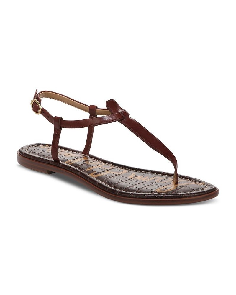 Gigi T-Strap Flat Sandals PD11 $40.30 Shoes