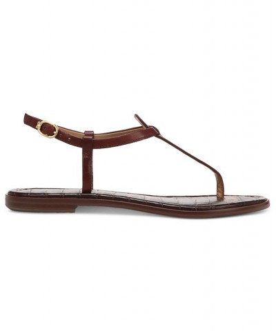 Gigi T-Strap Flat Sandals PD11 $40.30 Shoes