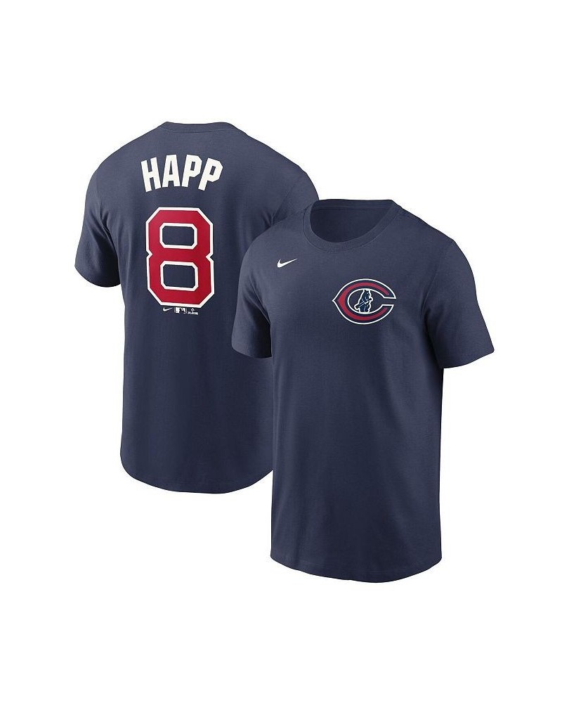 Men's Ian Happ Navy Chicago Cubs 2022 Field of Dreams Name and Number T-shirt $22.00 T-Shirts