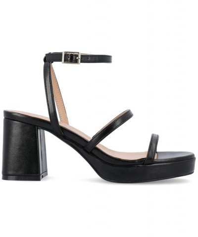 Women's Samilee Platform Sandals Black $50.99 Shoes