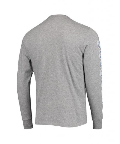 Men's '47 Heathered Gray Los Angeles Dodgers Team Long Sleeve T-shirt $32.44 T-Shirts