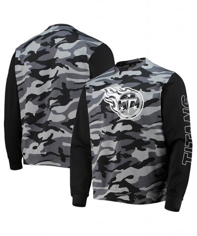 Men's Black Tennessee Titans Camo Long Sleeve T-shirt $32.32 T-Shirts