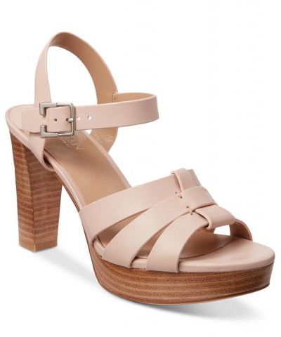 Women's Soffia Ankle-Strap Slingback Dress Sandals Pink $75.90 Shoes