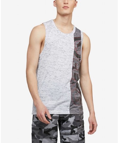 Men's Side Swipe Tank Top White $22.08 T-Shirts