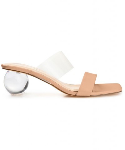 Women's July Lucite Sandals Brown $42.90 Shoes