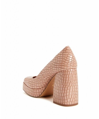 Women's The Uplift Slip-on Platform Pumps Tan/Beige $35.70 Shoes