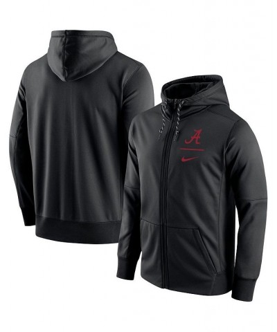 Men's Black Alabama Crimson Tide Logo Stack Performance Full-Zip Hoodie $42.30 Sweatshirt