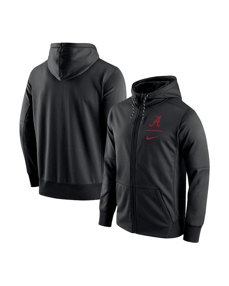 Men's Black Alabama Crimson Tide Logo Stack Performance Full-Zip Hoodie $42.30 Sweatshirt