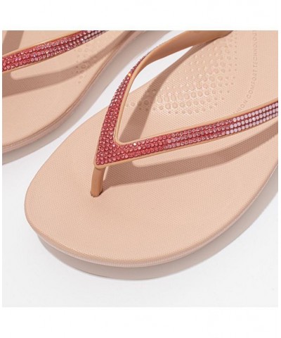 Women's Iqushion Ombre Sparkle Flip-Flops PD01 $30.25 Shoes