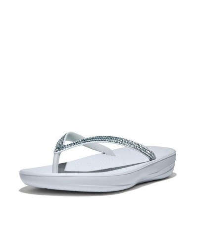 Women's Iqushion Ombre Sparkle Flip-Flops PD01 $30.25 Shoes