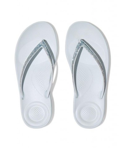 Women's Iqushion Ombre Sparkle Flip-Flops PD01 $30.25 Shoes