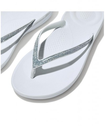 Women's Iqushion Ombre Sparkle Flip-Flops PD01 $30.25 Shoes