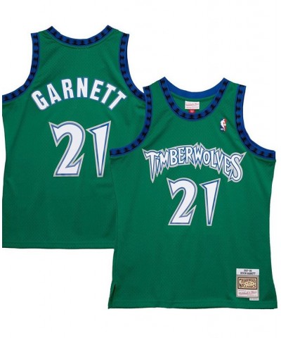 Men's Kevin Garnett Green Minnesota Timberwolves 1997-98 Hardwood Classics Reload 2.0 Swingman Jersey $57.40 Jersey