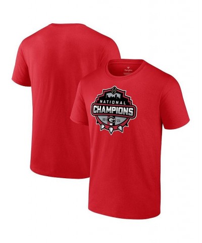 Men's Branded Red Georgia Bulldogs College Football Playoff 2021 National Champions Official Logo T-shirt $17.84 T-Shirts