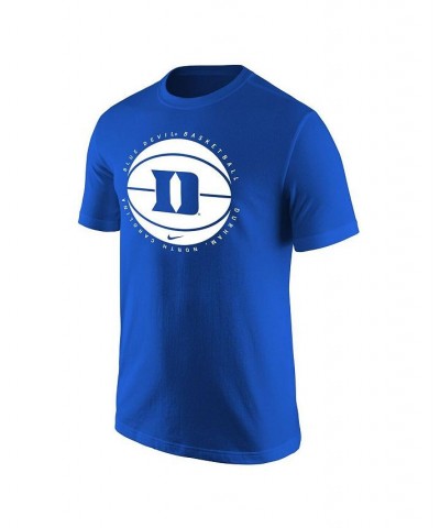 Men's Royal Duke Blue Devils Basketball Logo T-shirt $14.28 T-Shirts