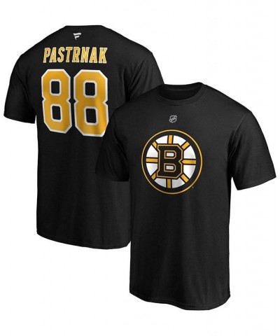 Men's Branded David Pastrnak Boston Bruins Team Authentic Stack T-Shirt $19.37 T-Shirts