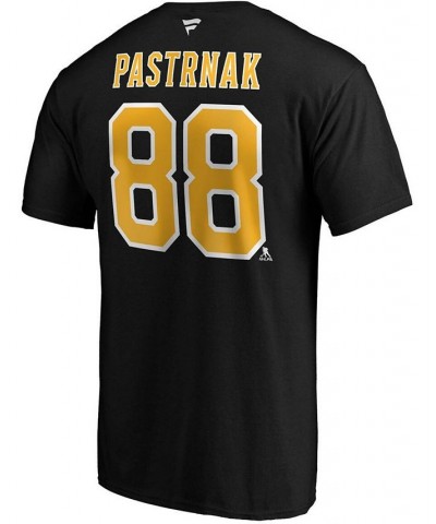 Men's Branded David Pastrnak Boston Bruins Team Authentic Stack T-Shirt $19.37 T-Shirts