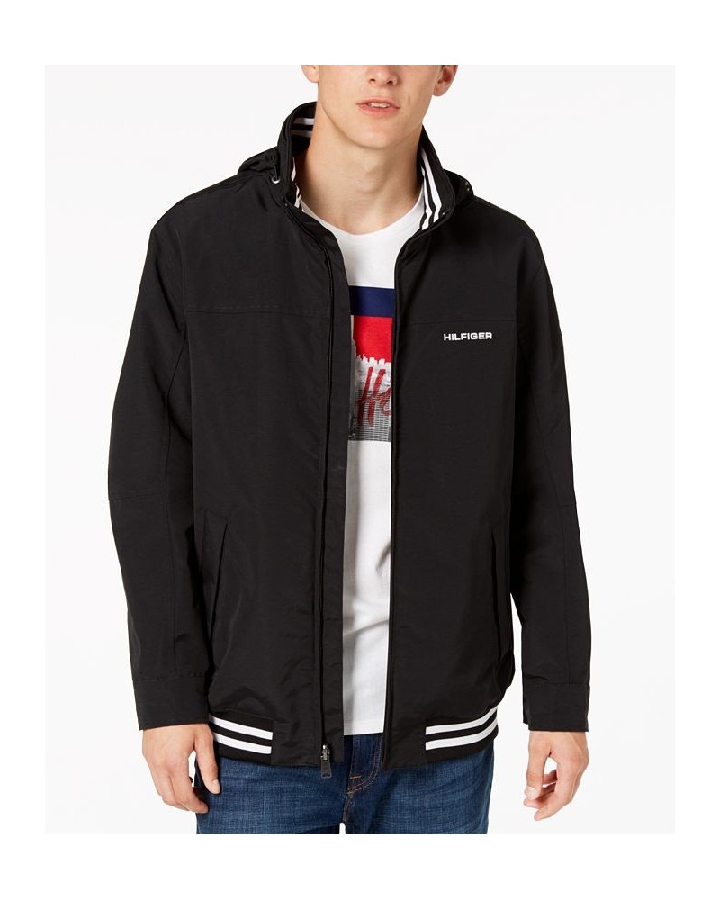 Men's Big & Tall Lightweight Regatta Jacket Black $46.33 Jackets