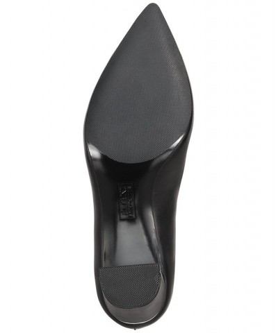 Women's Step N' Flex Jensonn Block-Heel Pumps Black $36.70 Shoes