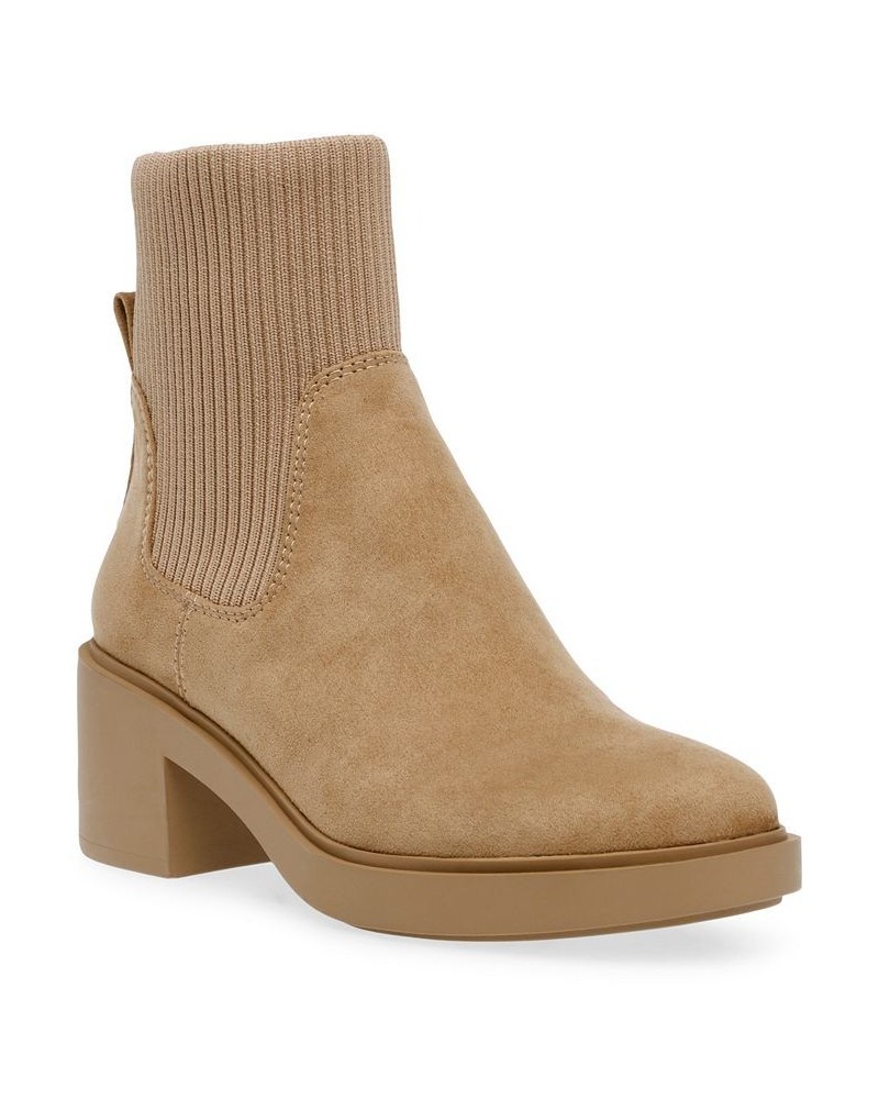 Women's Faria Boots Tan/Beige $32.96 Shoes