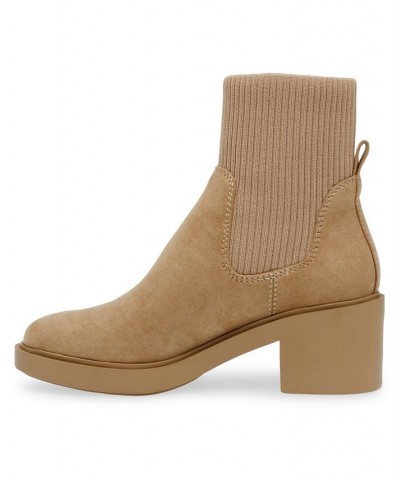 Women's Faria Boots Tan/Beige $32.96 Shoes