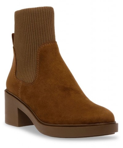 Women's Faria Boots Tan/Beige $32.96 Shoes