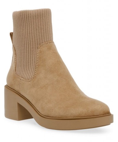 Women's Faria Boots Tan/Beige $32.96 Shoes