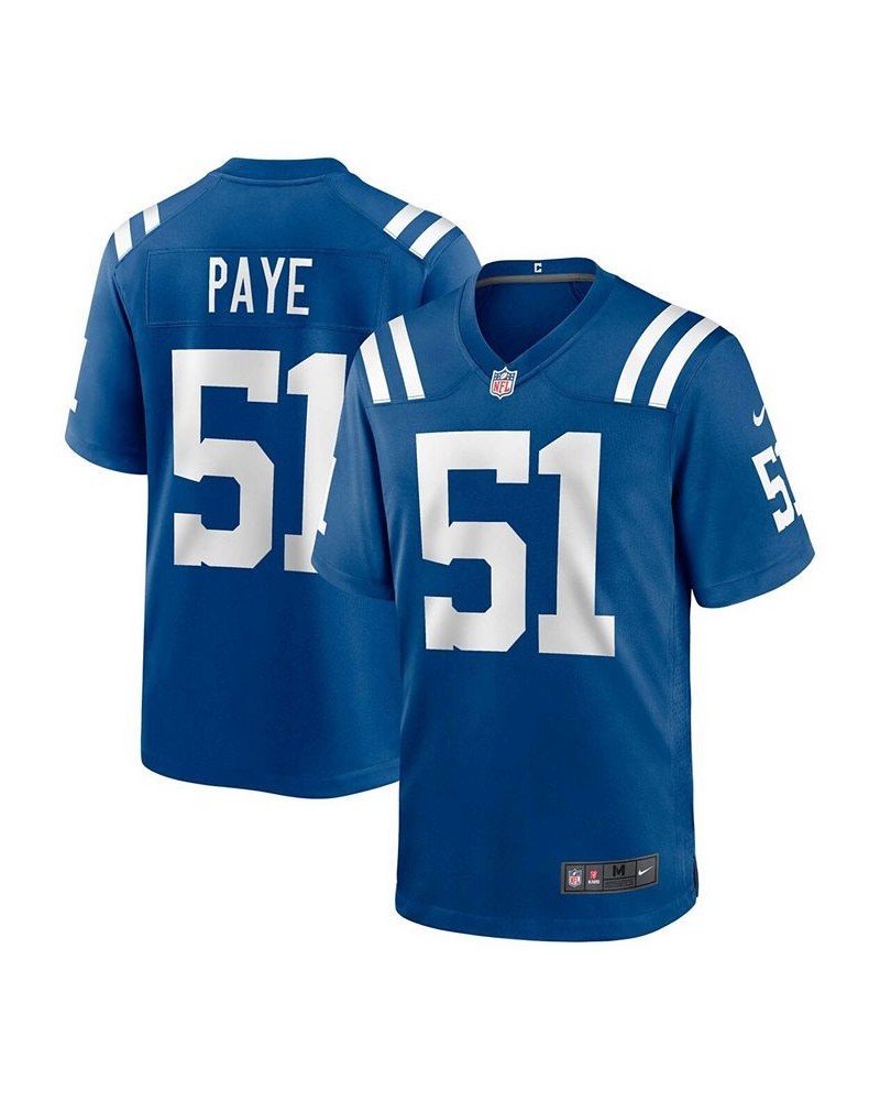 Men's Kwity Paye Royal Indianapolis Colts 2021 NFL Draft First Round Pick Game Jersey $47.08 Jersey