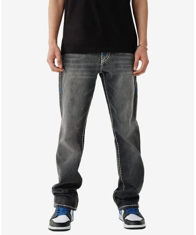 Men's Ricky Super T Flap Straight Leg Jeans Gray $60.93 Jeans