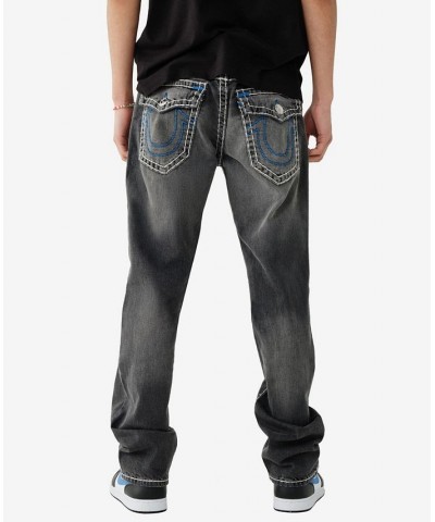 Men's Ricky Super T Flap Straight Leg Jeans Gray $60.93 Jeans