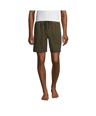 Men's Waffle Pajama Shorts PD03 $29.23 Pajama