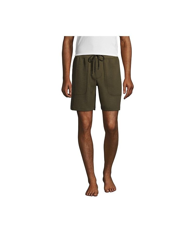 Men's Waffle Pajama Shorts PD03 $29.23 Pajama