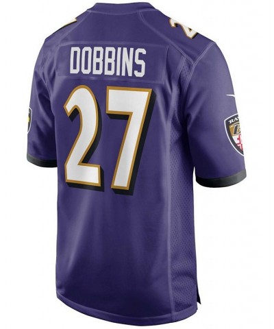 Men's J.K. Dobbins Purple Baltimore Ravens Game Jersey $44.80 Jersey