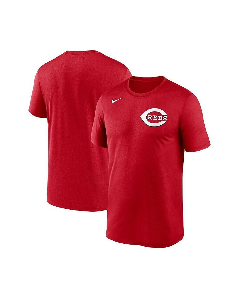 Men's Red Cincinnati Reds Wordmark Legend Performance Big and Tall T-shirt $26.49 T-Shirts