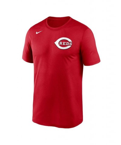 Men's Red Cincinnati Reds Wordmark Legend Performance Big and Tall T-shirt $26.49 T-Shirts