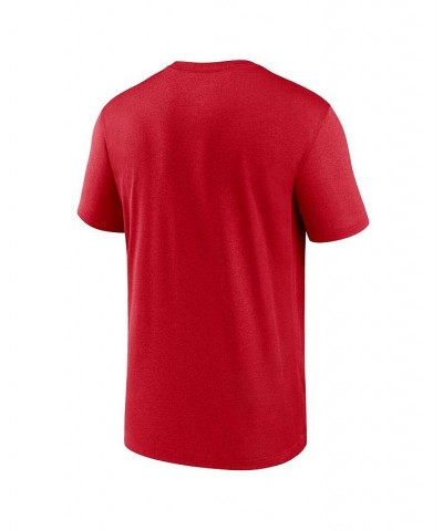 Men's Red Cincinnati Reds Wordmark Legend Performance Big and Tall T-shirt $26.49 T-Shirts