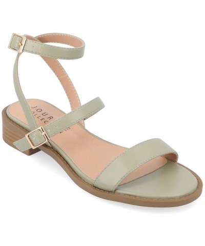 Women's Gigie Strappy Sandal Green $39.60 Shoes