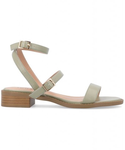 Women's Gigie Strappy Sandal Green $39.60 Shoes