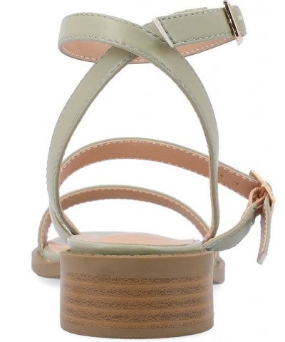 Women's Gigie Strappy Sandal Green $39.60 Shoes