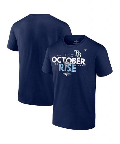 Men's Branded Navy Tampa Bay Rays 2022 Postseason Locker Room Big and Tall T-shirt $24.00 T-Shirts