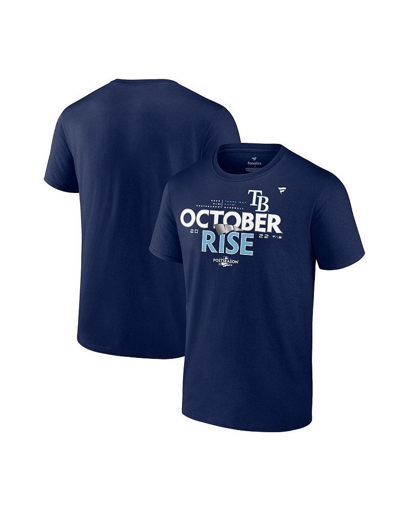 Men's Branded Navy Tampa Bay Rays 2022 Postseason Locker Room Big and Tall T-shirt $24.00 T-Shirts