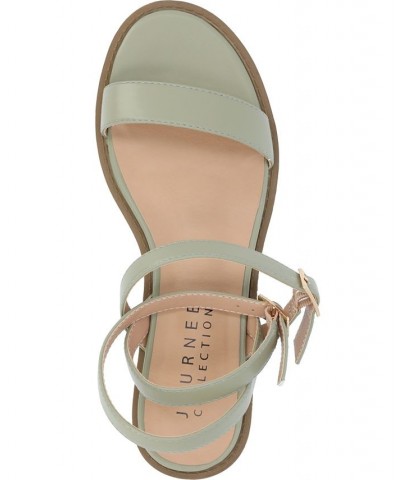 Women's Gigie Strappy Sandal Green $39.60 Shoes