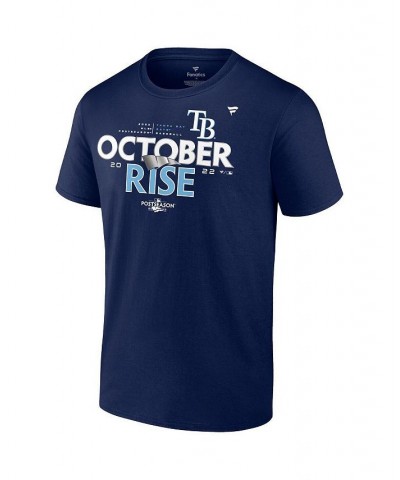 Men's Branded Navy Tampa Bay Rays 2022 Postseason Locker Room Big and Tall T-shirt $24.00 T-Shirts