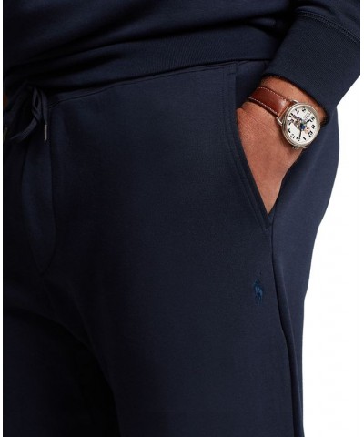 Men's Big & Tall Logo-Embossed Double-Knit Jogger Pants Blue $60.68 Pants