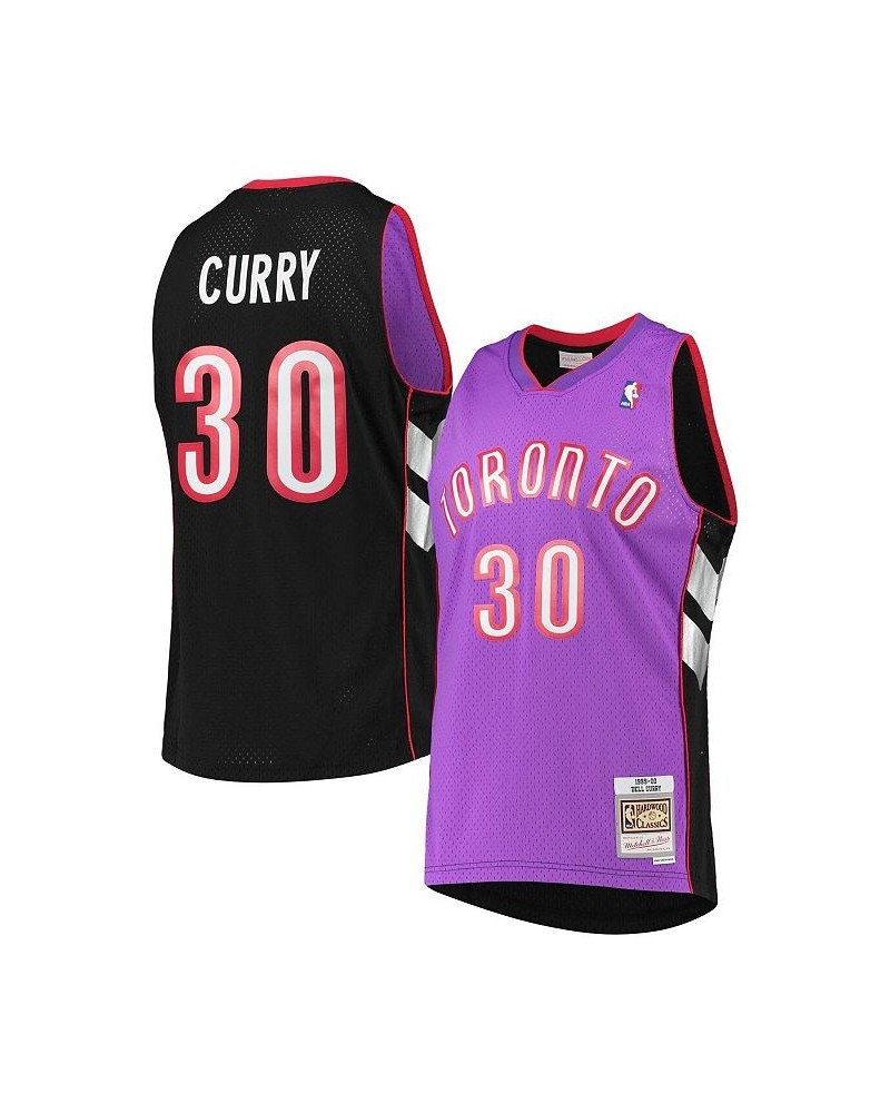 Men's Dell Curry Purple Toronto Raptors 1999/00 Hardwood Classics Swingman Jersey $55.50 Jersey