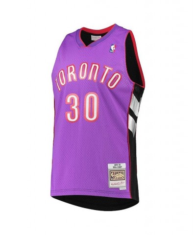 Men's Dell Curry Purple Toronto Raptors 1999/00 Hardwood Classics Swingman Jersey $55.50 Jersey