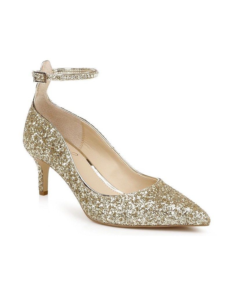 Women's Jamila Evening Pump Gold $36.89 Shoes