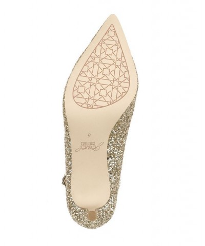 Women's Jamila Evening Pump Gold $36.89 Shoes